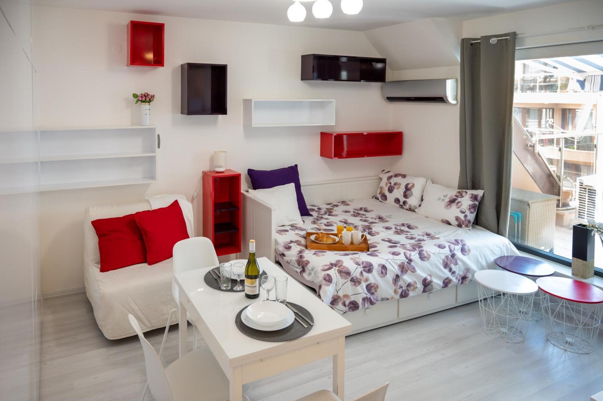 Colorful Studio With Balcony - Free Parking Apartment Sofia Exterior foto